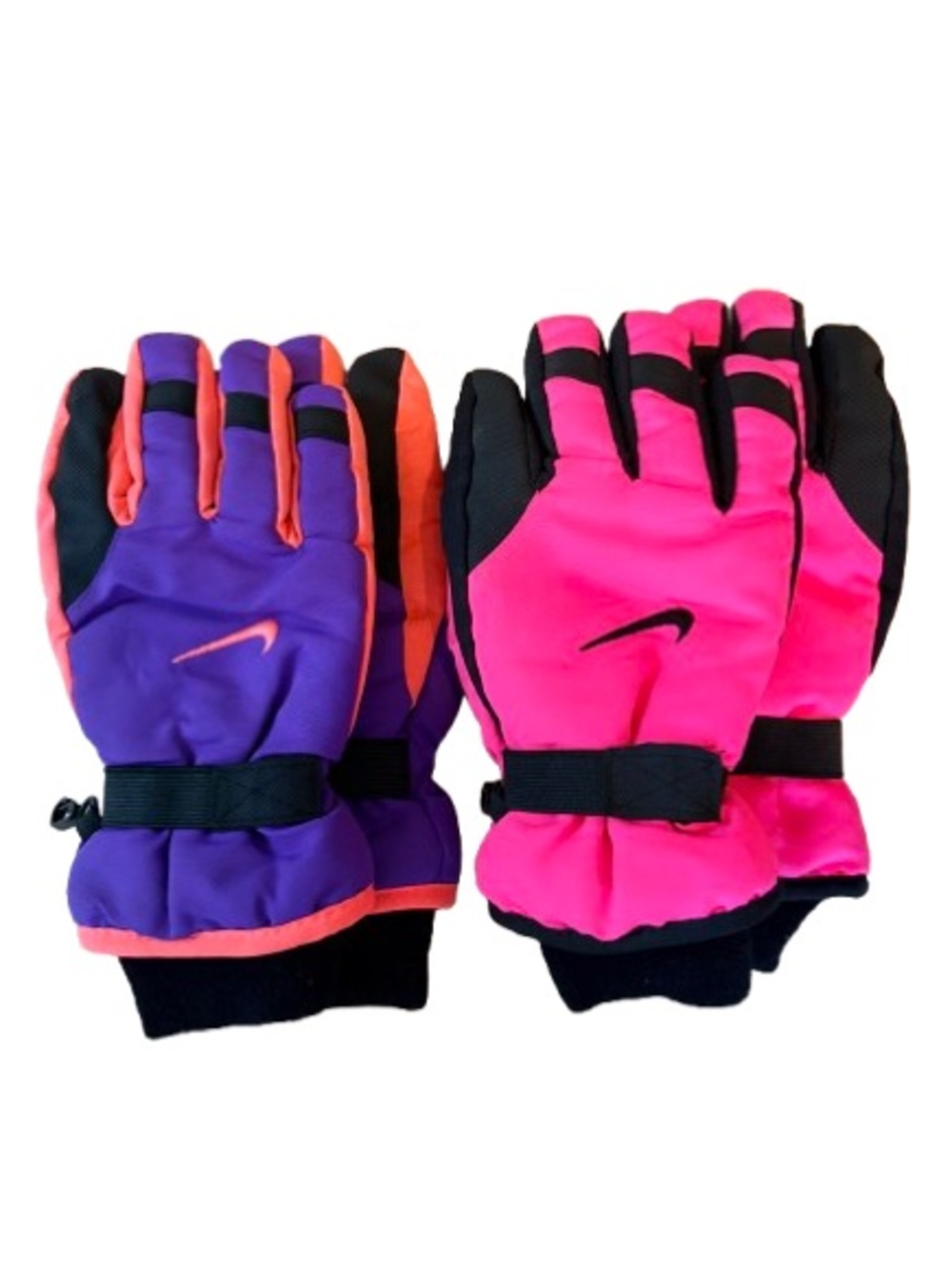 Nike Kids' Winter Gloves 2 Pairs.....Pink and Purple
